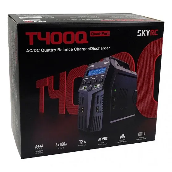 SkyRC T400Q 4×100W Quattro Balance Charger