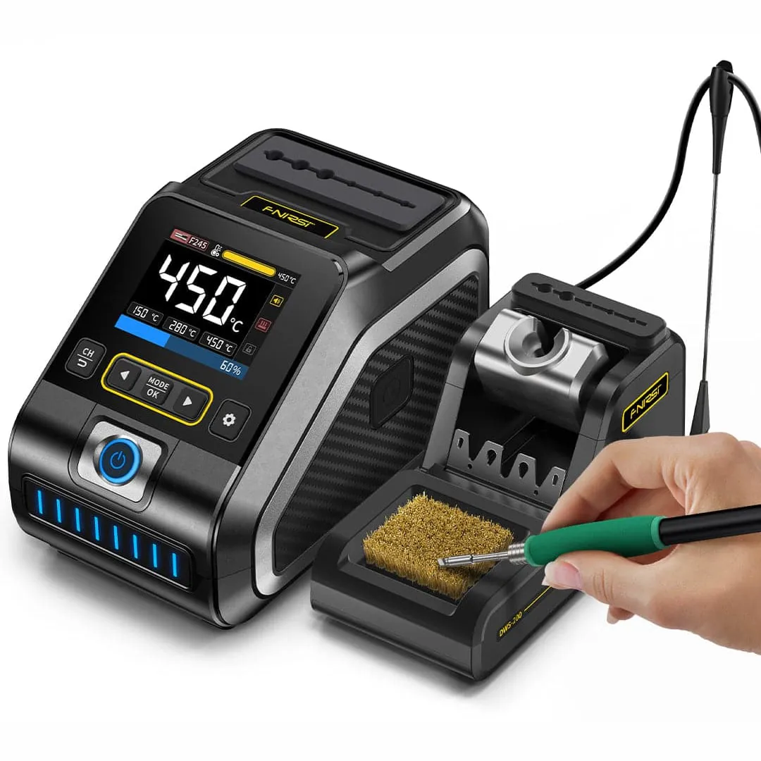 FNIRSI DWS-200 200W Rapid Heating Soldering Iron Station Kit