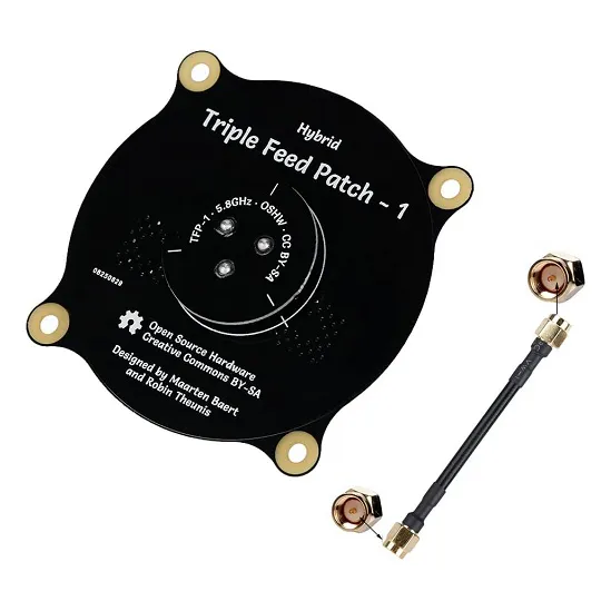Triple Feed Patch 5.8GHz 9.4dBi FPV Antenna