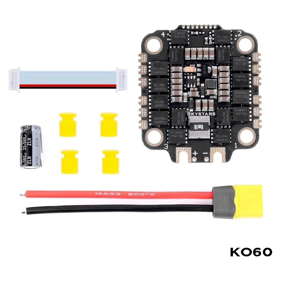 Skystars KO60 BLHeli_32 4-in-1 60A ESC