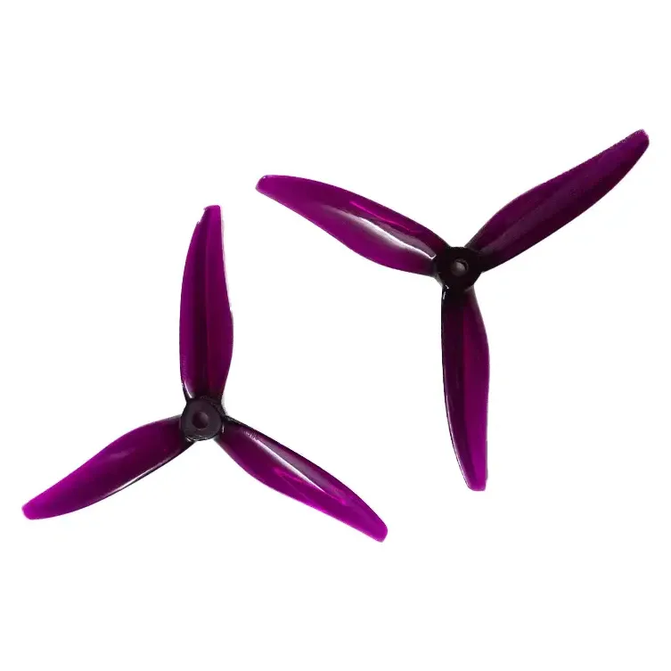 Gemfan Hurricane MCK ReV3 51366-3 Tri-Blade Propeller (Set of 4) — Color: Strawberry Jam