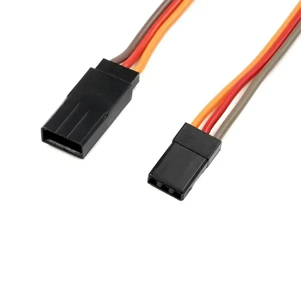 SafeConnect Flat 26AWG JR Servo Extension Lead (10-60cm)