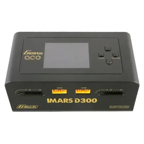 Gens ace iMars D300 Plus G-Tech Dual-Channel AC/DC Charger 300W/700W