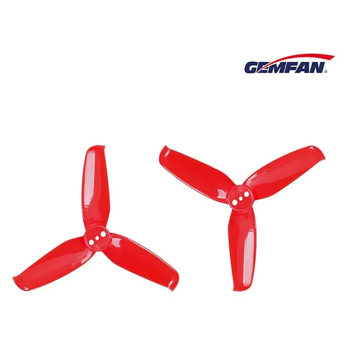 Gemfan Flash 2540 Tri-Blade 2.5" Propeller (8 Pack — 4CW+4CCW)