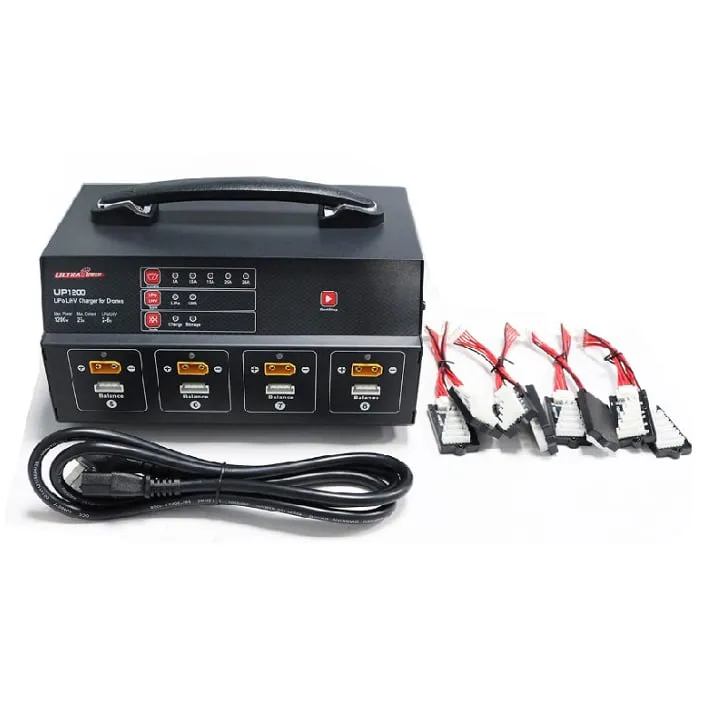 Ultra Power UP1200+ 1200W 25A 8-Channel 2-6S LiPo/LiHV Charger