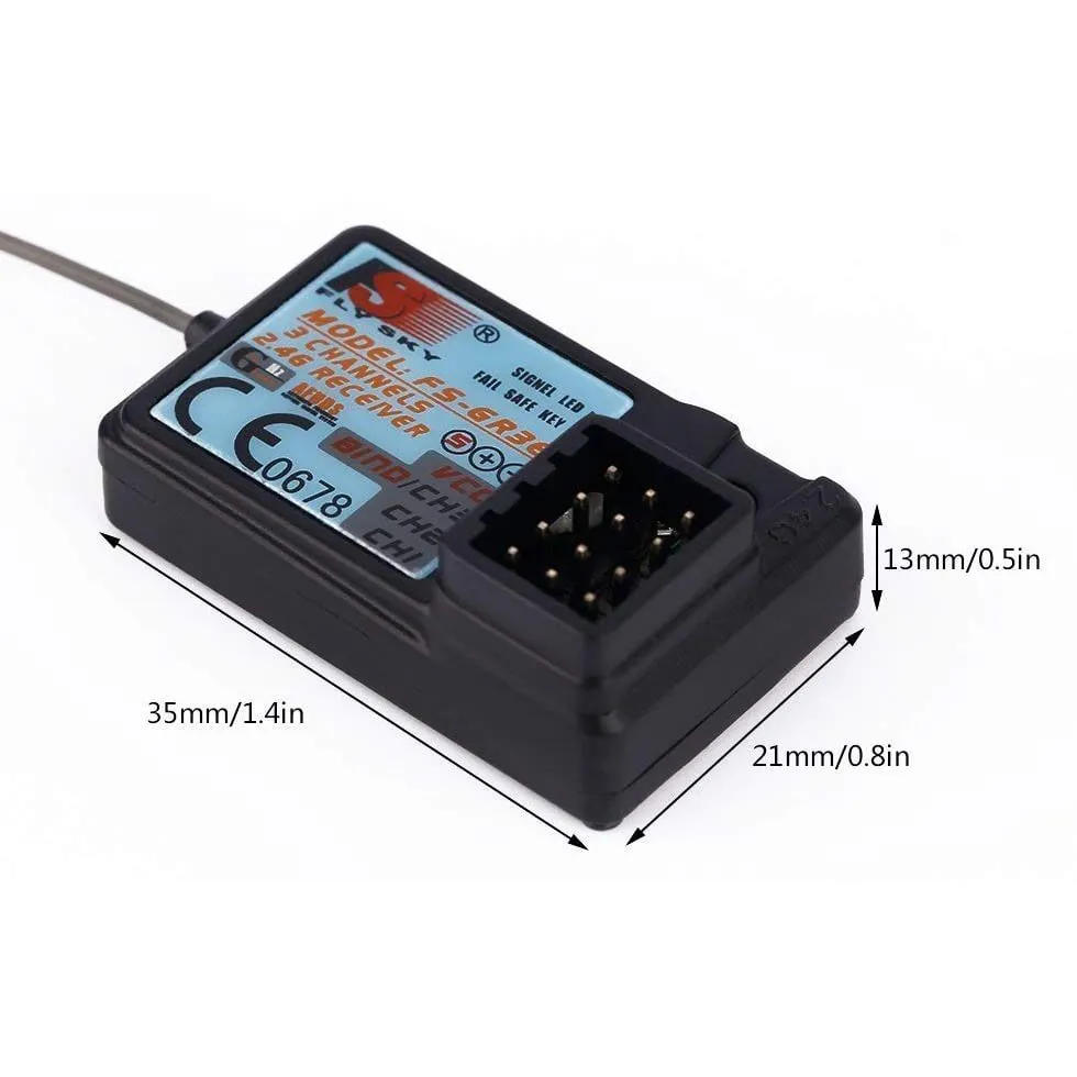 FlySky FS-GR3E 2.4GHz 3CH Receiver