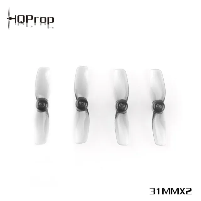 HQProp Micro Whoop Prop 31mm — Grey (2CW+2CCW)