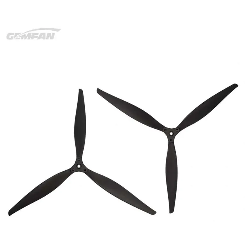 Gemfan 1510F 15x10 Folding 3-Blade Glass Fiber Nylon Propellers 2pcs