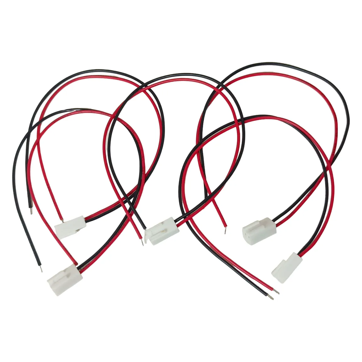 Relimate 2.54mm Female Cable Connector with 25cm Leads (2-8 Pin) — Pins: 2-Pin (Pack of 5)