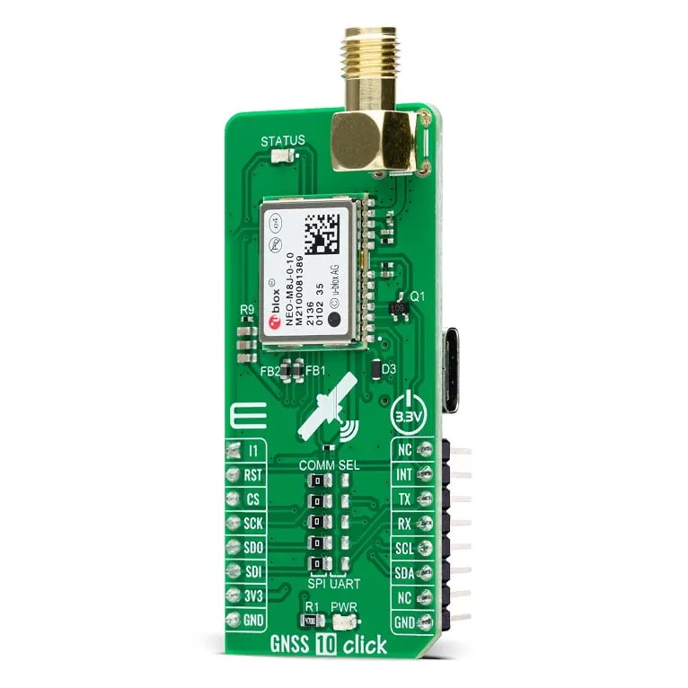 MIKROE GNSS 10 Click NEO-M8J Receiver
