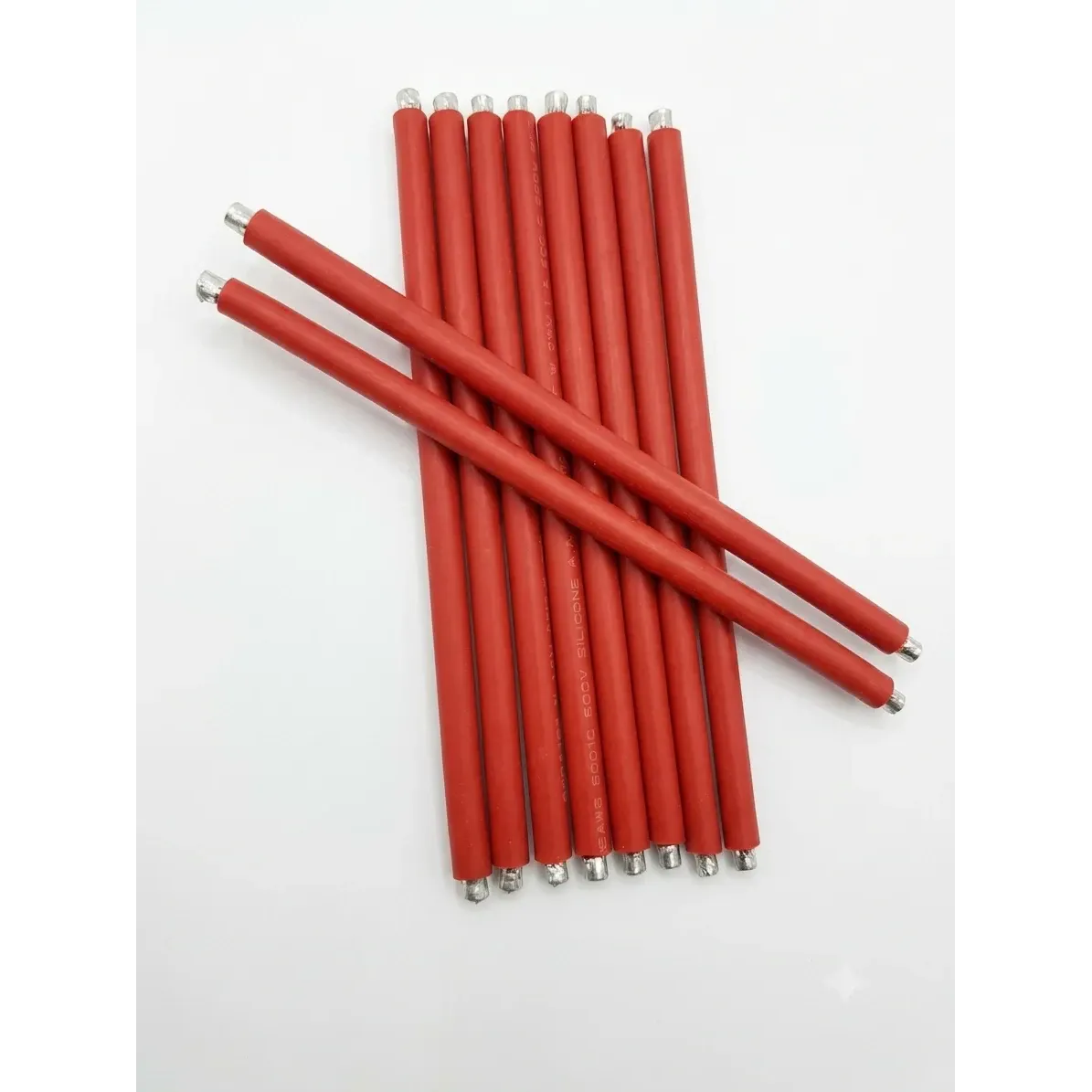 12AWG Silicone Wire 15cm, 10-Pack