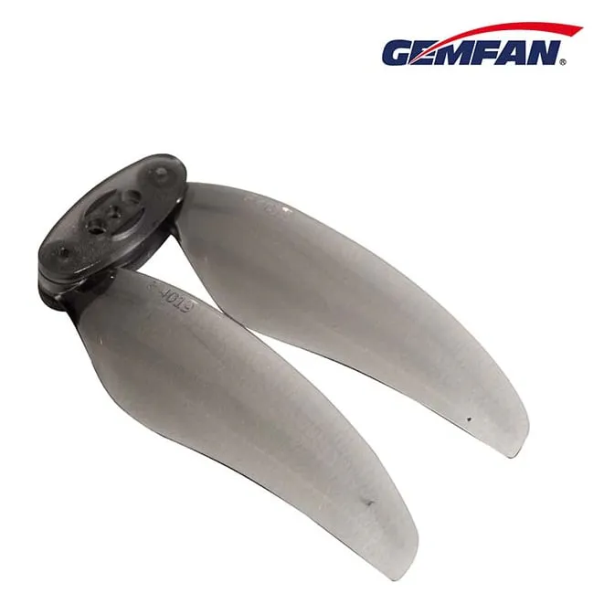 Gemfan Floppy Proppy F4019-2 Blade Propeller (Set of 4 — 2CW+2CCW) Clear Grey