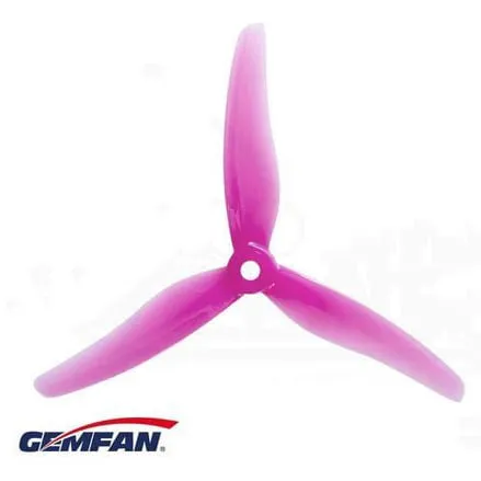 Gemfan Hurricane 51433 Propeller (Set of 4 — 2CW+2CCW) — Color: Pink