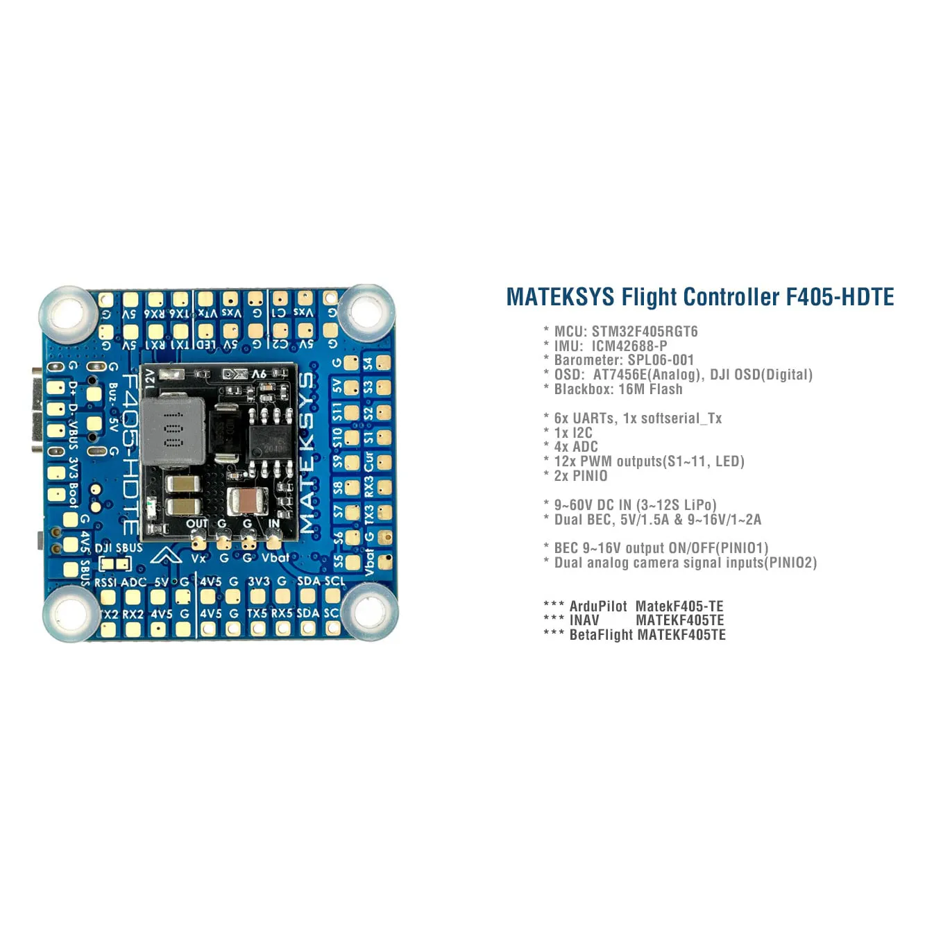 MATEKSYS F405-HDTE
