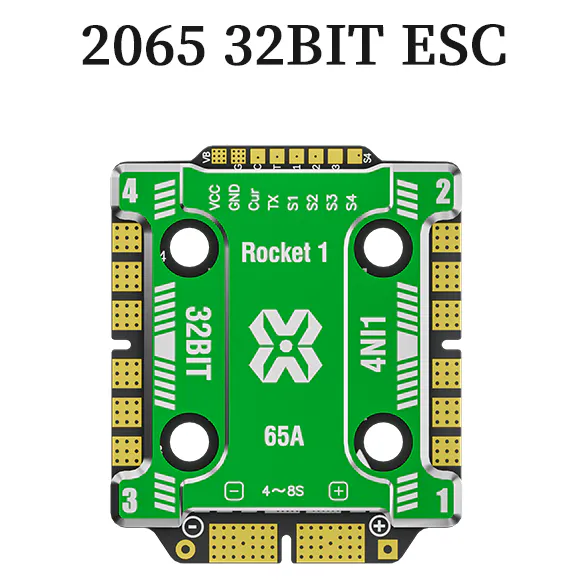 Aocoda-RC 2065 AM32 32-Bit 65A 4-in-1 ESC