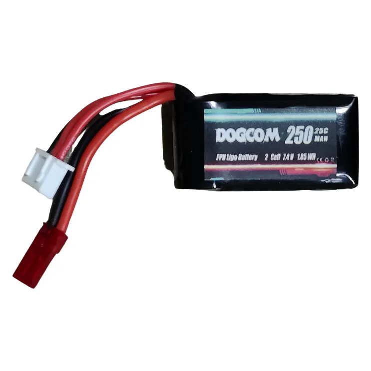 DOGCOM 2S 250mAh 25C LiPo Battery (JST-SYP)