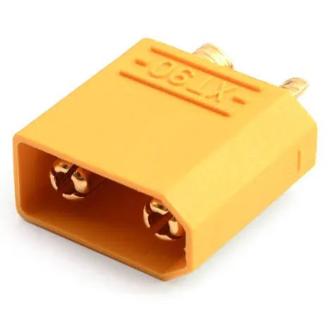 Amass XT60 Male Battery Connector, Gold-Plated