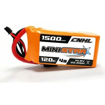 CNHL MiniStar 1500mAh 4S 14.8V 120C LiPo Battery