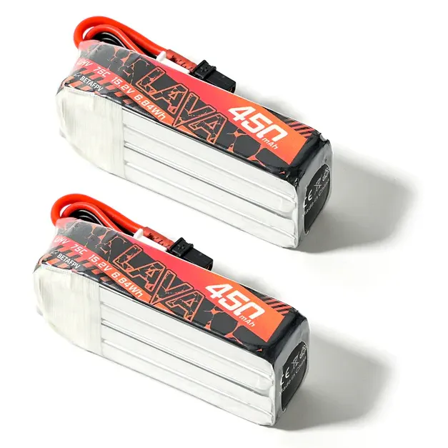 BetaFPV LAVA 4S 450mAh 75C Battery (2PCS)
