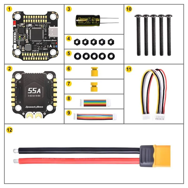 SpeedyBee F405 V4 BLS 55A 30x30 FC & ESC Stack