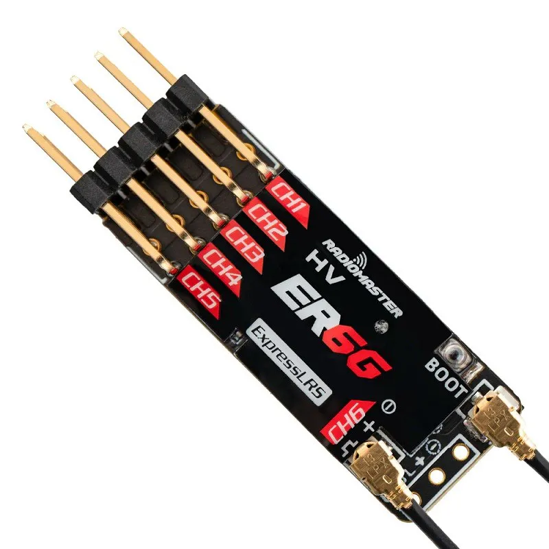 RadioMaster ER6G 2.4GHz ELRS 6CH PWM Receiver