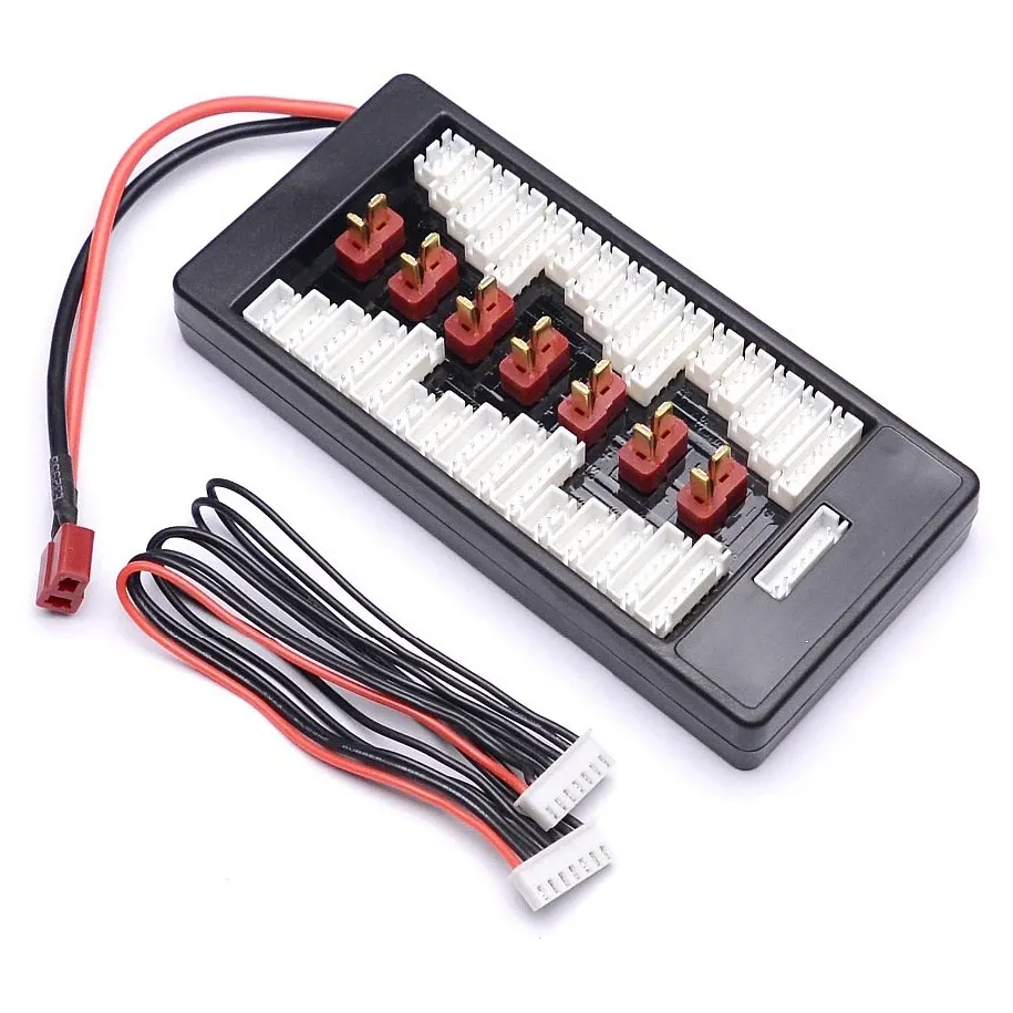 T-Plug 2-6S LiPo Parallel Charging Board for 6 Packs