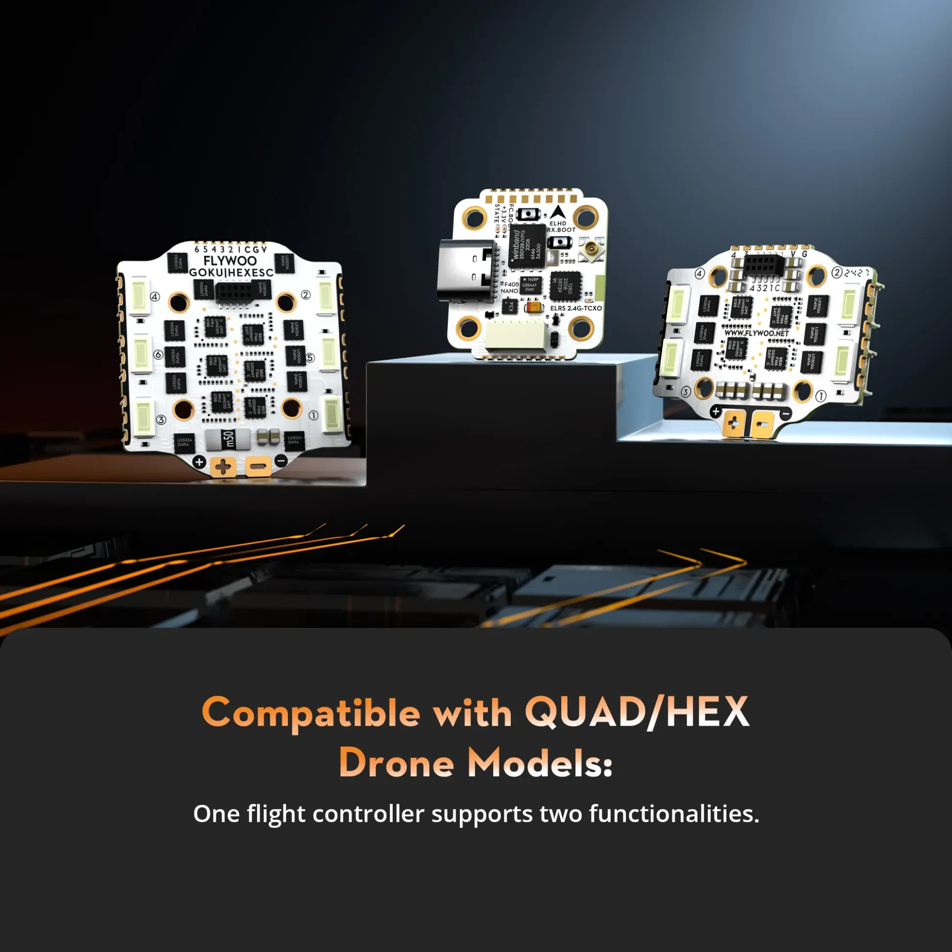 Flywoo GOKU HEX GN405 HD 20A Stack V3 with ELRS
