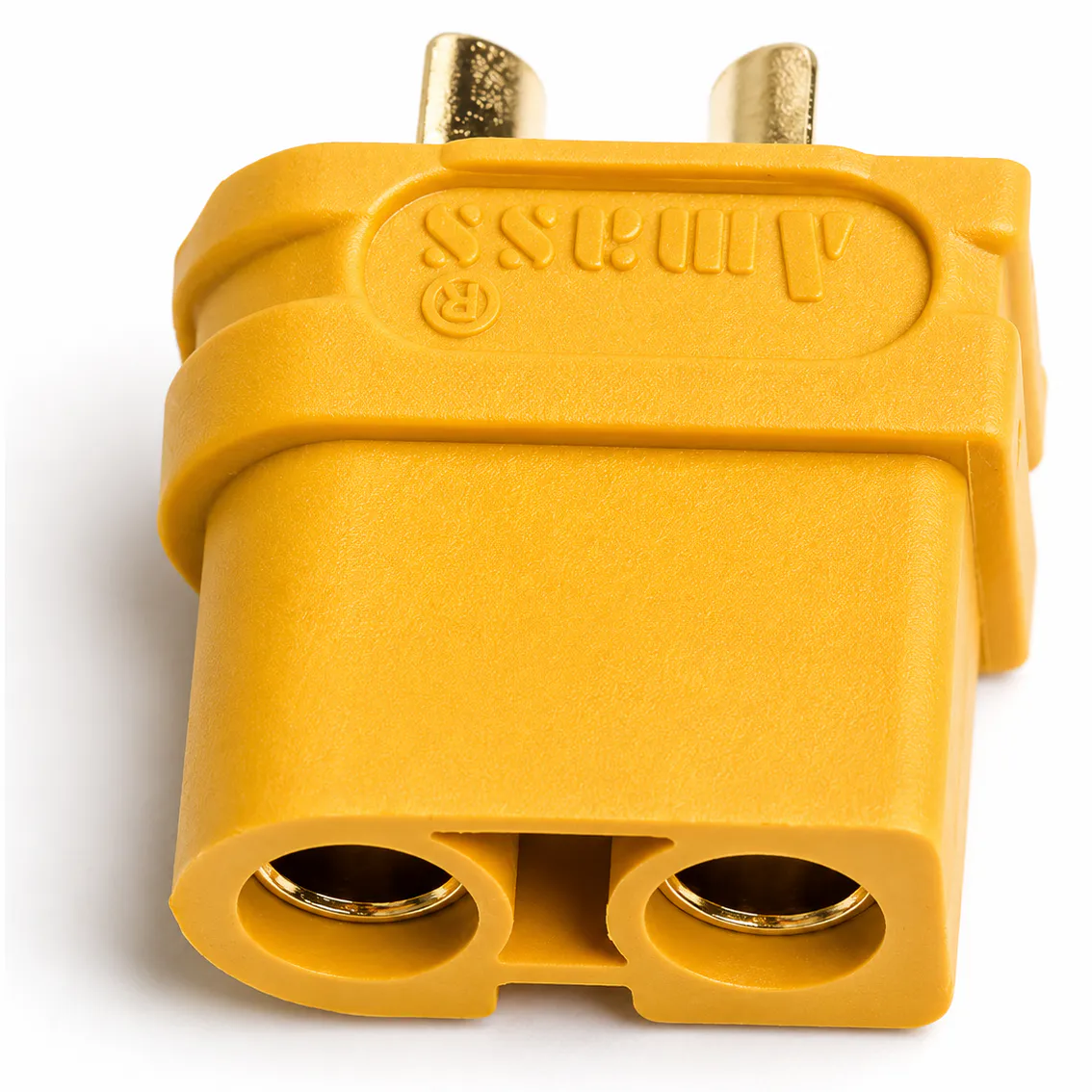 Amass XT60H Female Connector — Gold/Yellow