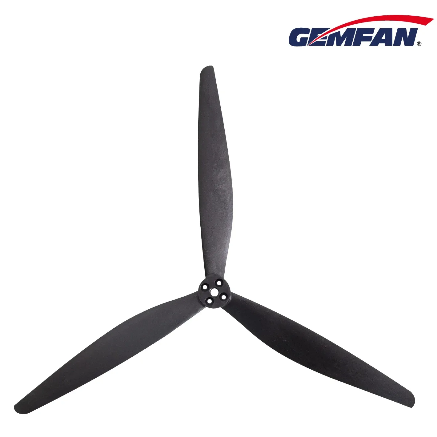 Gemfan 1308 13x8 3-Blade Glass Fiber Nylon Prop 1CW+1CCW (Black)