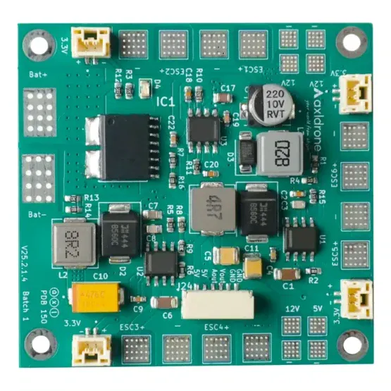 AXL Power Distribution Board 150 with Hall Current Sensor