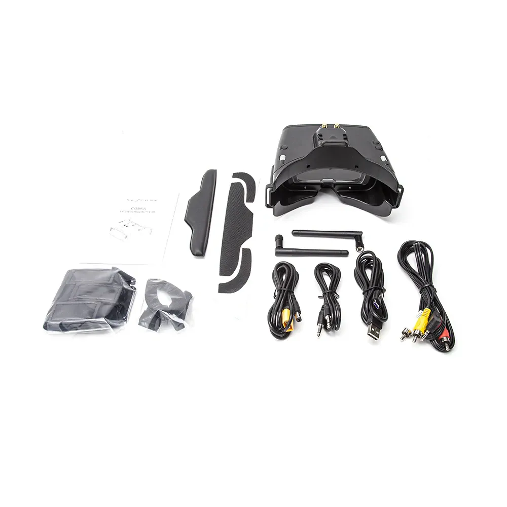Skyzone Cobra X V4 5.8GHz FPV Goggles w/ SteadyView Receiver