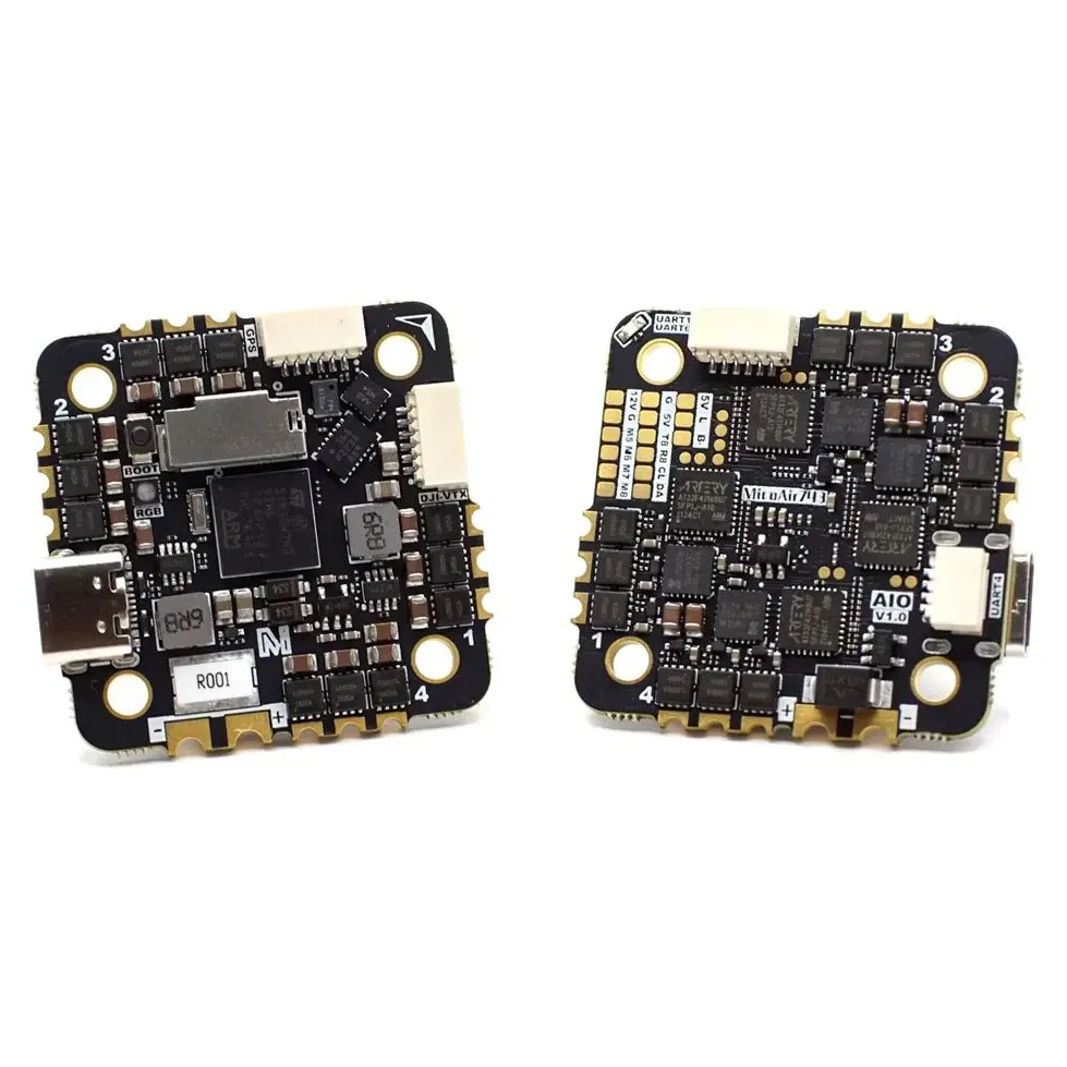 MicoAir H743 AIO 35A AM32 Flight Controller & ESC (25×25)