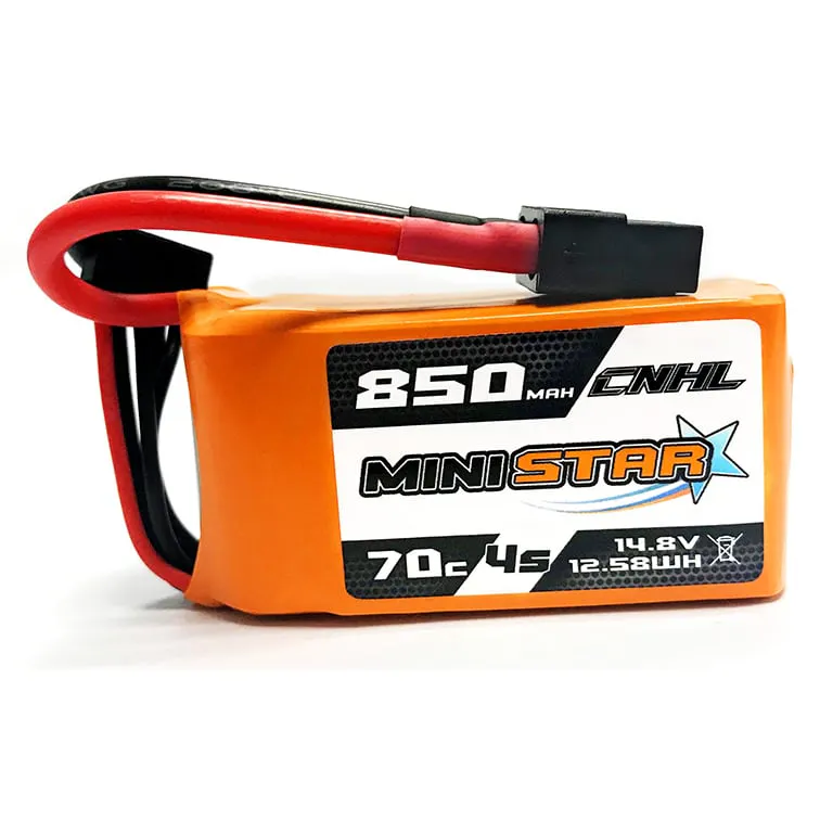CNHL MiniStar 850mAh 4S 14.8V 70C LiPo Battery
