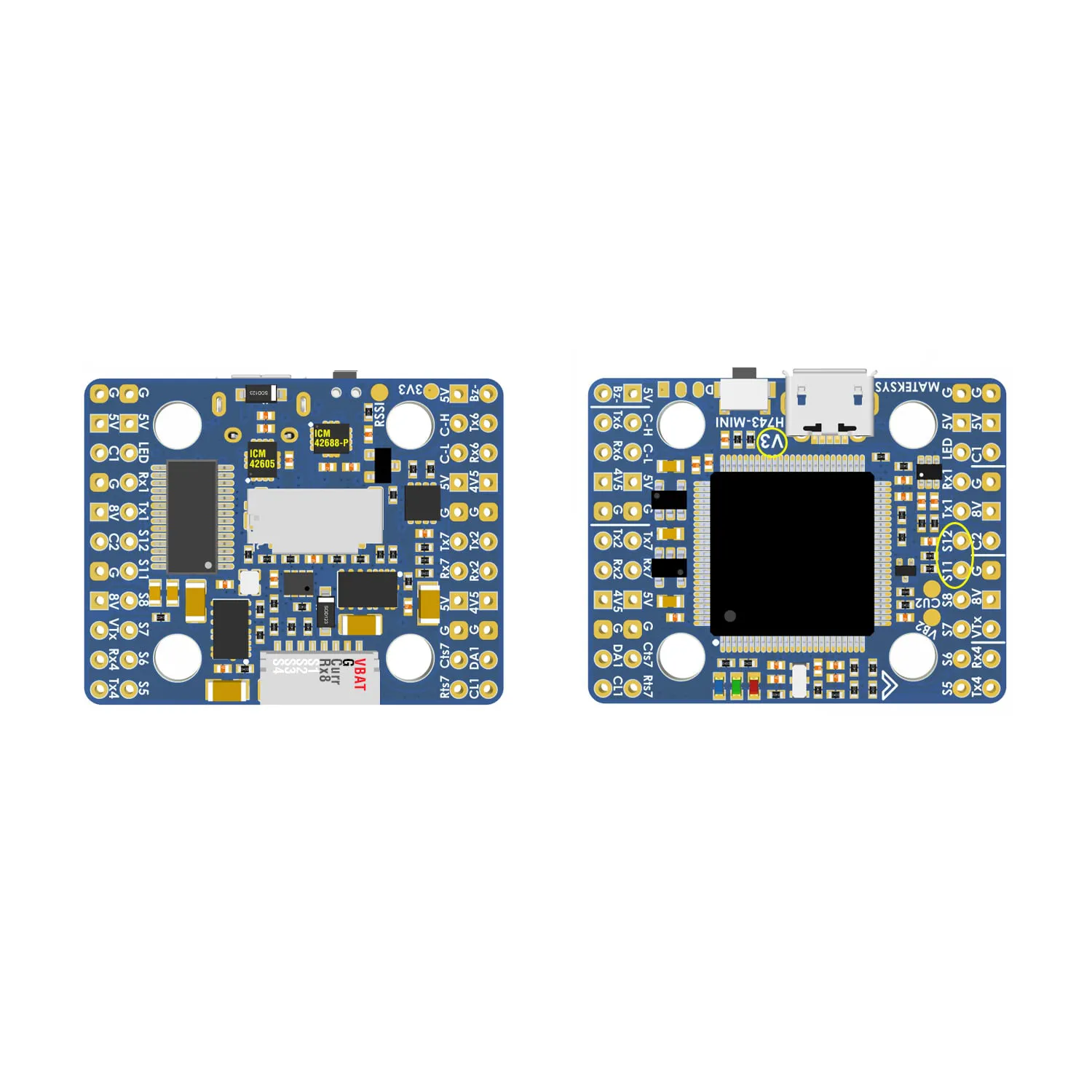 Matek H743-Mini V3 Flight Controller