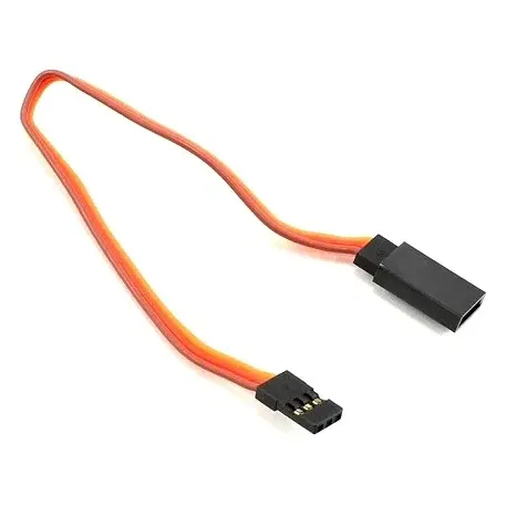 SafeConnect Flat 26AWG JR Servo Extension Lead (10-60cm)