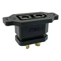 Amass XT90E Panel-Mount Connector, Male / Female