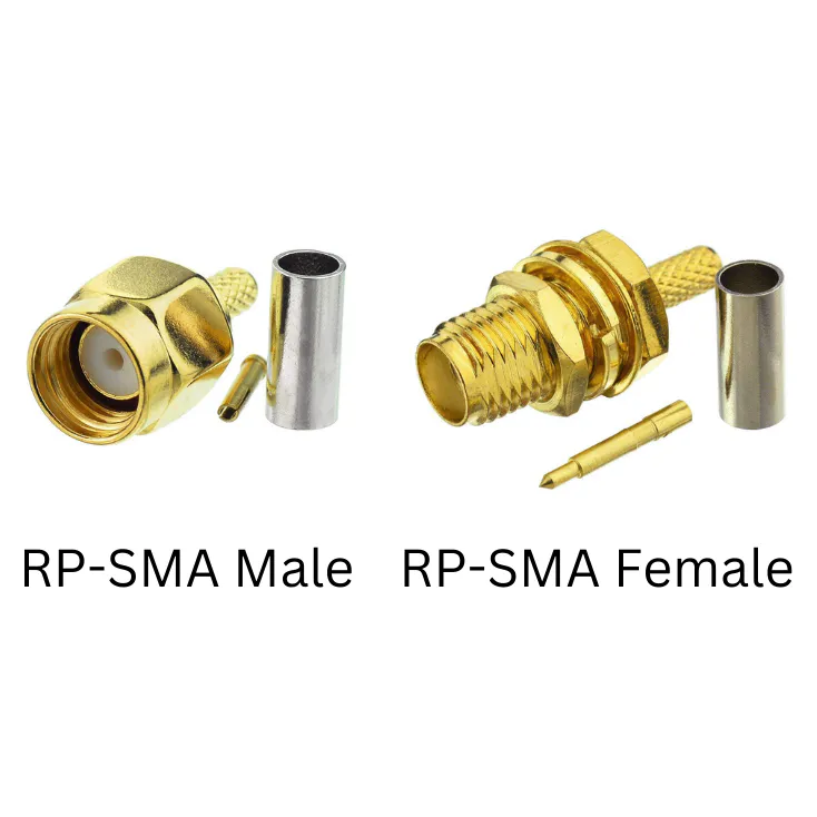 RP-SMA Male & Female Connectors for Coaxial Cable