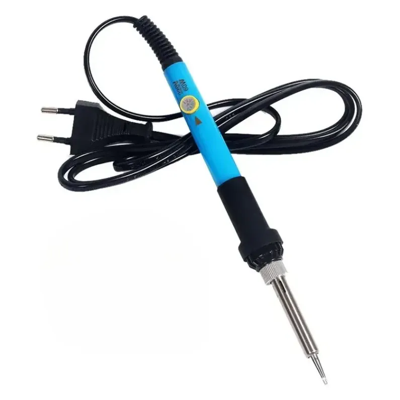 60 Watt 220V Adjustable Temperature Soldering Iron (Blue)