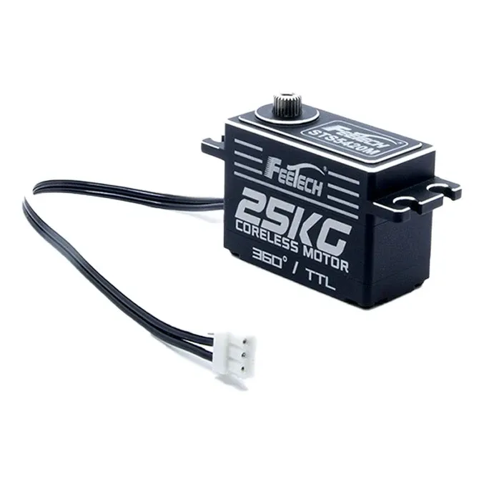 Feetech ST-5420-C001 7.4V 25kg.cm Coreless Steel Gear TTL Servo