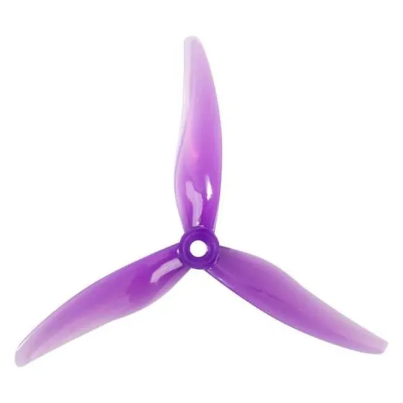 Gemfan Hurricane 51477 3-Blade Propeller (Set of 4) — Color: Purple, Color: Pink