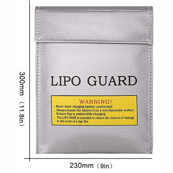 LiPo Safe Fire-Retardant Bag 230×300mm