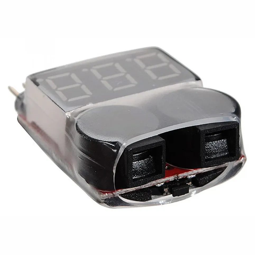 BX100 1-8S LiPo Battery Voltage Tester and Low Voltage Buzzer