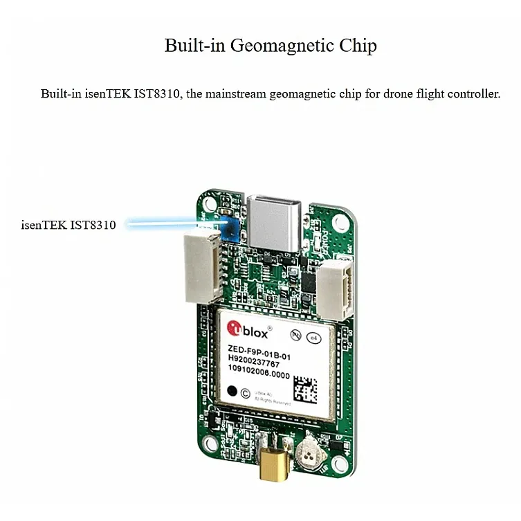 Radiolink RTK F9P GNSS Rover Kit with ANT-M7 Antenna