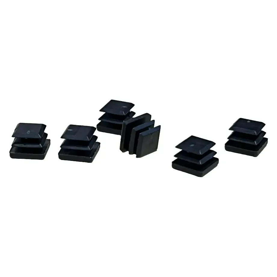 Black Plastic End Cap for Square & Rectangle Tubes