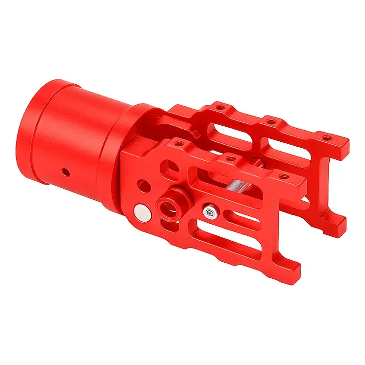 Z35 V3 Aluminium Folding Arm Tube Joint (35mm) — Color: Red