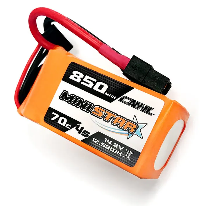 CNHL MiniStar 850mAh 4S 14.8V 70C LiPo Battery