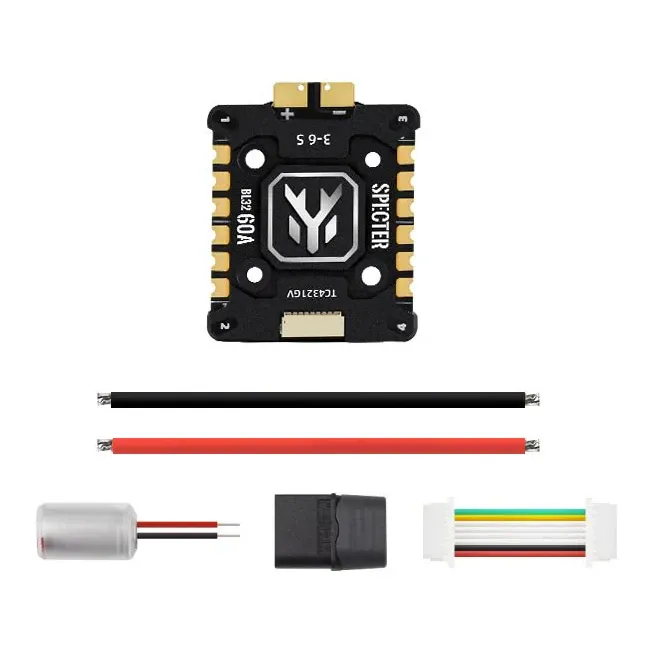 HGLRC SPECTER 60A 4-in-1 ESC 3-6S BL32 128K with Heat Sink