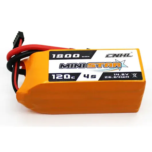 CNHL MiniStar 14.8V 4S 1800mAh 120C LiPo Battery XT60
