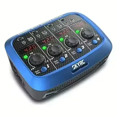 SkyRC Quattro Micro 4x1cell LiPo Charger, 4x4W AC/DC