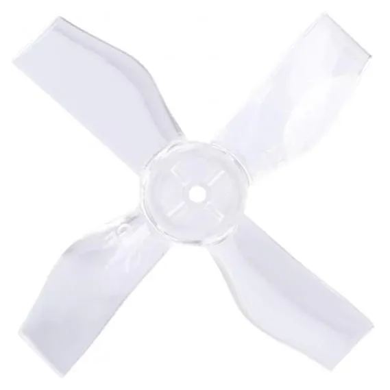 Gemfan 1220-4 31mm 4-Blade Whoop Propeller (8 Pack — 4CW+4CCW) — Color: Clear / Shaft: 1mm